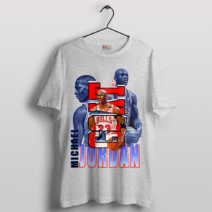 Timeless Legend Vintage GOAT MJordan Sport Grey T-Shirt