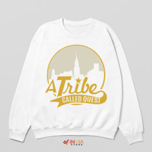 Timeless Tribute to the Tribe Hip-Hop White Sweatshirt