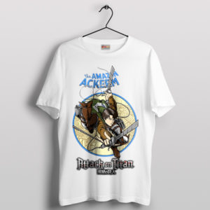 Titan Slayer The Amazing Ackerman AOT White T-Shirt