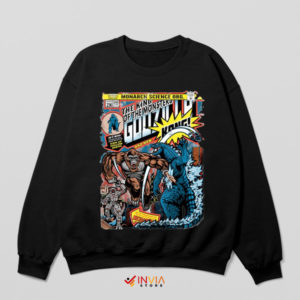 Titanic Battle Godzilla vs Kong Comic Book Sweatshirt