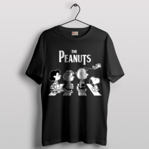 Tribute Classic Peanuts on Abbey Road T-Shirt