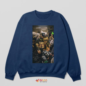 Trophy Moment LeBron James NBA Navy Sweatshirt