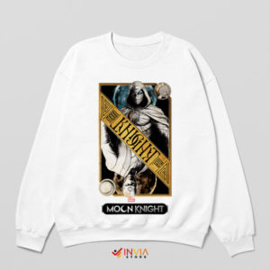 Two Faces Moon Knight Personality White Sweatshirt