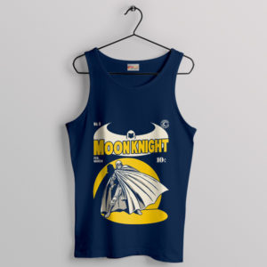 Two Knights Moon Knight vs Batman Navy Tank Top