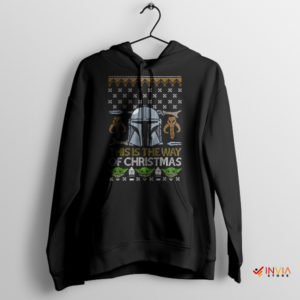 Ugly Christmas Festive Force with Din Djarin Hoodie