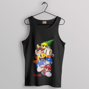 Ultimate Nintendo All-Character Fanwear Black Tank Top