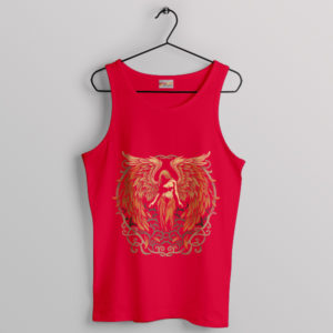 Unseen Beauty of The Fallen Angel Red Tank Top