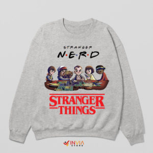 Upside Down Friends Nerd Edition Sport Grey Sweatshirt