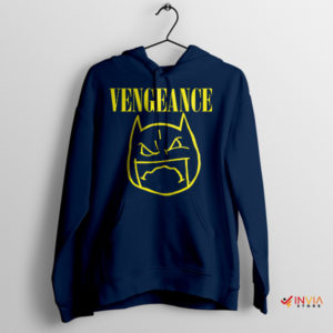 Vengeance Batman Nirvana Smiley Icon Navy Hoodie