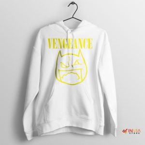 Vengeance Batman Nirvana Smiley Icon White Hoodie