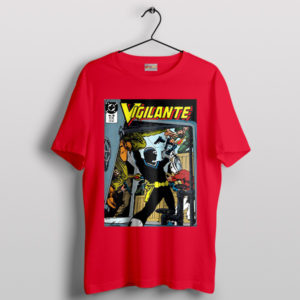 Vigilante Peacemaker Chronicles Comic Red T-Shirt