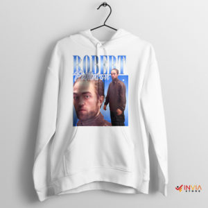 Vintage Star Struck Robert Pattinson White Hoodie