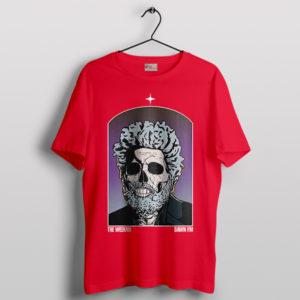 Visual Journey Dawn FM The Weeknd Red T-Shirt