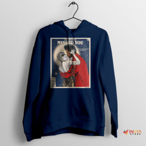 Visual Symphony Missed You The Weeknd Navy Hoodie