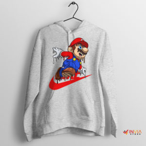 Warp World Trippy Mario Bros Journey Sport Grey Hoodie