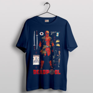 Weapon X Wardrobe Deadpool's Gear Navy T-Shirt