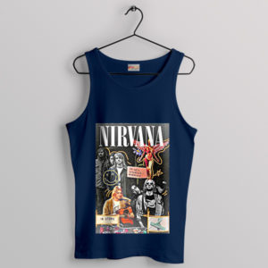 Wear the Spirit of Nirvana Legend Navy Tank Top