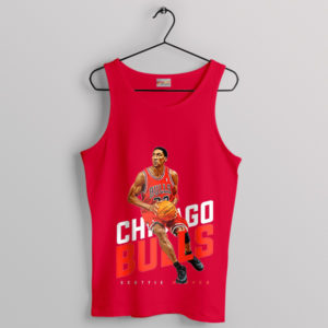 Wear the Win Scottie Pippen Bulls Red Tank Top