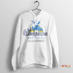 Westeros Royalty King's Landing Disney White Hoodie