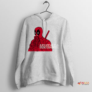 Whisper of the Deadpool Studio Ghibli Sport Grey Hoodie