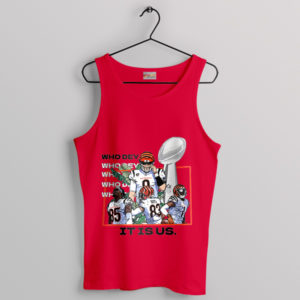 Who Dey Joe Shiesty Take It All Red Tank Top