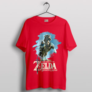 Wild Adventures with Link Zelda Red T-Shirt