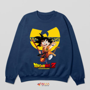 Wu-Tang Clan Saga Goku's Hip-Hop Navy Sweatshirt