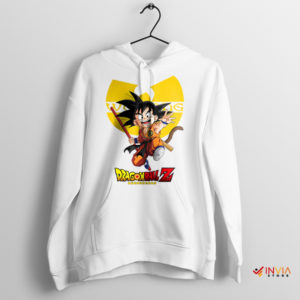 Wu-Tang Warriors Meet Saiyan Goku White Hoodie