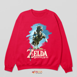 Zelda's Legendary Hero Link Red Sweatshirt