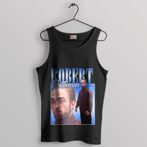 obert Pattinson Vintage Vibes Edition Black Tank Top