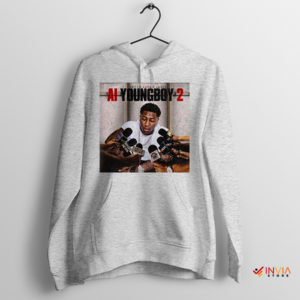 AI YoungBoy 2 Exclusive Never Broke Again Sport Grey Hoodie