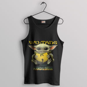 Baby Yoda Clan Wu-Tang Symbolic Black Tank Top