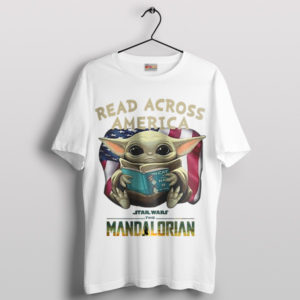 Baby Yoda Read Across the Galaxy White T-Shirt