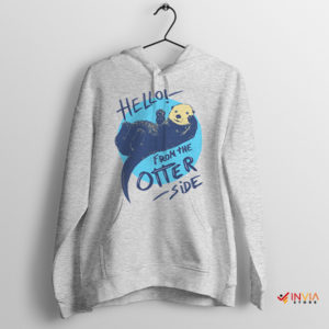 Beautiful Panda from the Otter Side Sport Grey Hoodie