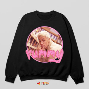 Bieber Fever Flavor Yummy Hits Black Sweatshirt