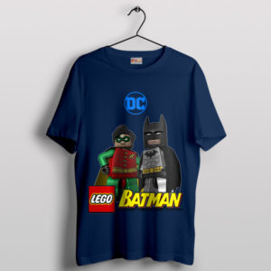 Blockbuster Vigilante The Batman LEGO Navy T-Shirt