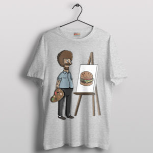 Bob's Palette Belcher Meets Ross Painting Sport Grey T-Shirt