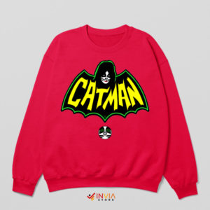 Catman's Anthem The Batman Symbol Red Sweatshirt