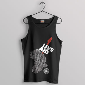 Changed the World Live Aid 1985 Black Tank Top