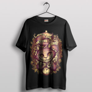 Cheshire Cat Magic in Every Smile Black T-Shirt