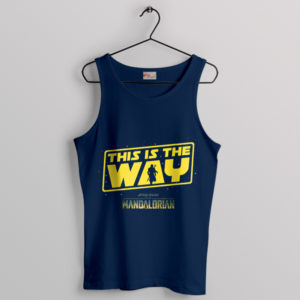 Code of the Mandalore Star Wars Navy Tank Top