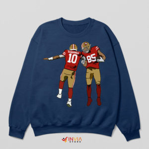 Connections Garoppolo and Kittle 49ers Navi Sweatshirt