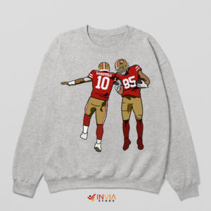 Connections Garoppolo and Kittle 49ers Sport Grey Sweatshirt