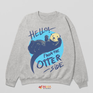 Cute Panda from The Otter Side Sport Grey Sweatshirt