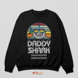 Daddy Shark Retro Jam Doo Doo Doo Sweatshirt