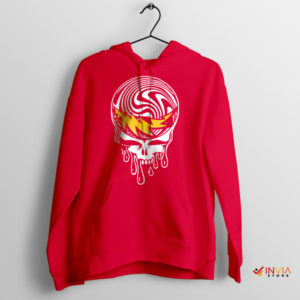 Deadhead Daze Grateful Dead Limited Red Hoodie