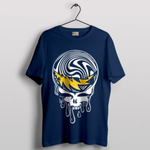 Deadhead Delight Grateful Dead Art Navy T-Shirt