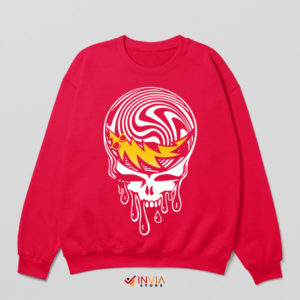 Deadhead Dream Grateful Dead Art Red Sweatshirt