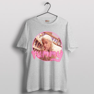 Delicious Beats Bieber Yummy Anthem Sport Grey T-Shirt