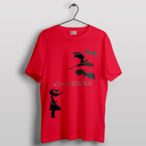 Dragon Dreamscape Banksy GOT Series Red T-Shirt